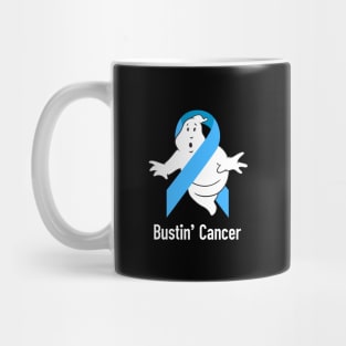 Bustin' Cancer (Light Blue) Mug
